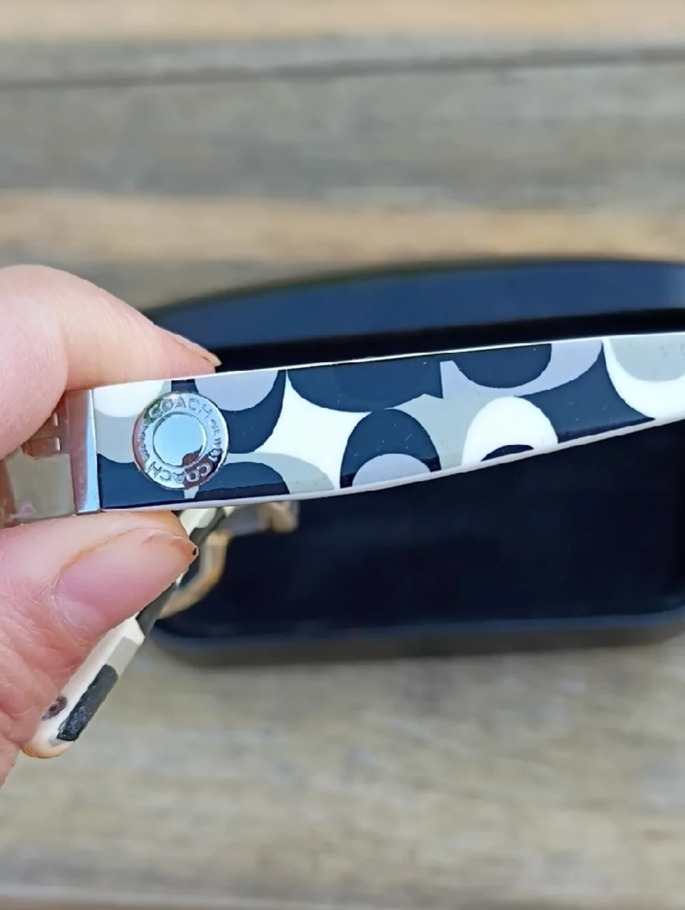 Coach Eyeglasses Bernice 844 Crystal In Hard Case Women's